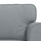 vidaXL Sofa Set 2 pcs Hellgrau 155 x 82 x 80 cm Stoff