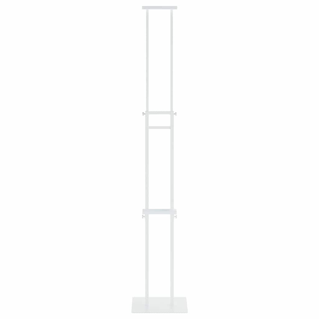 vidaXL Messestände 2 pcs Weiß 30 x 23,5 x 210 cm Stahl