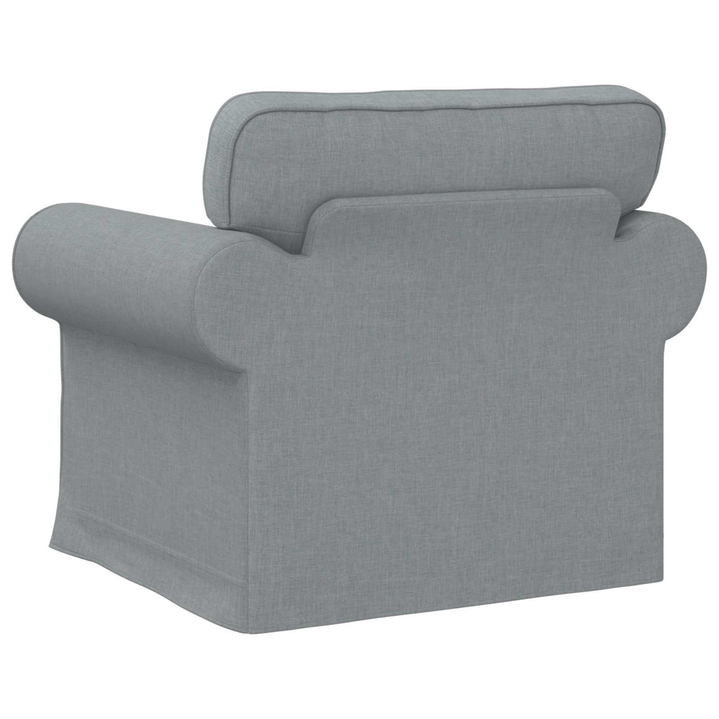 vidaXL Sofa Hellgrau 95 x 82 x 80 cm Stoff