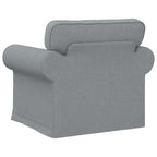 vidaXL Sofa Hellgrau 95 x 82 x 80 cm Stoff