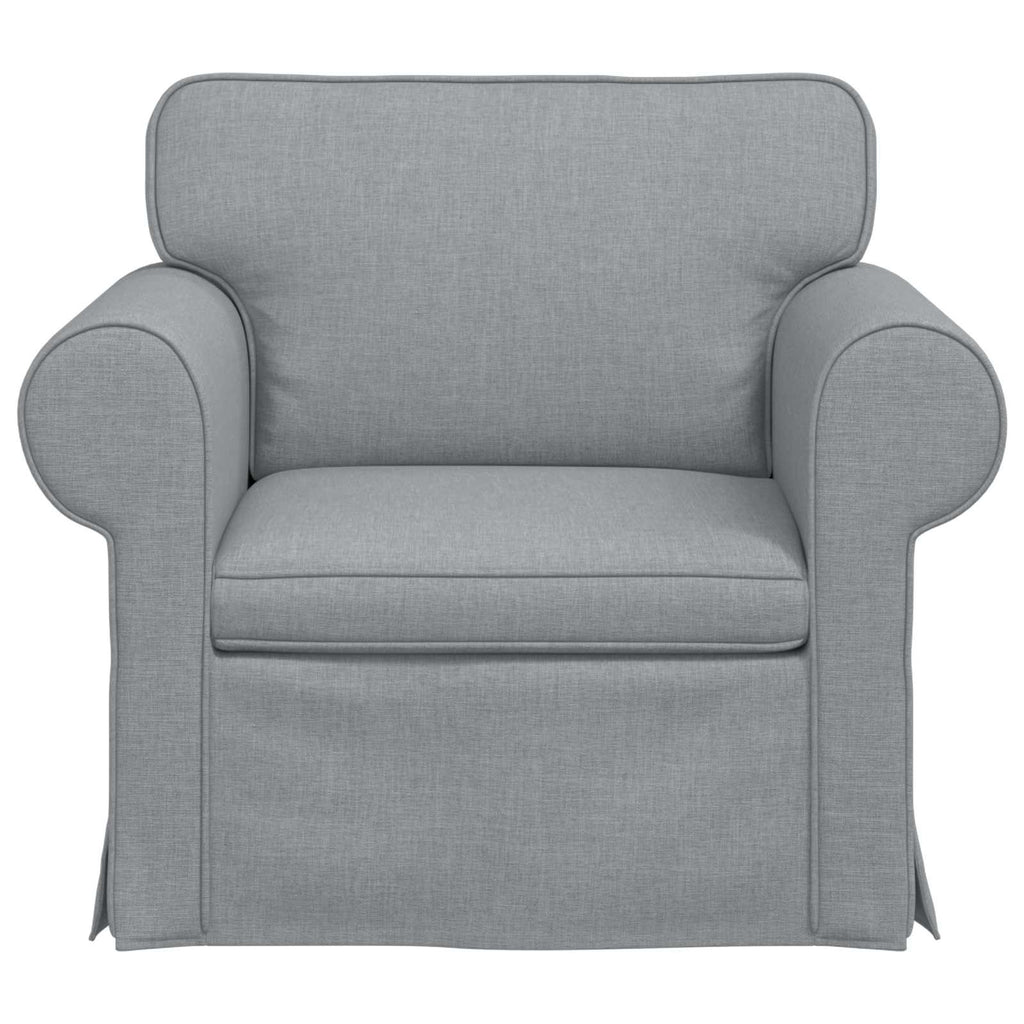 vidaXL Sofa Hellgrau 95 x 82 x 80 cm Stoff