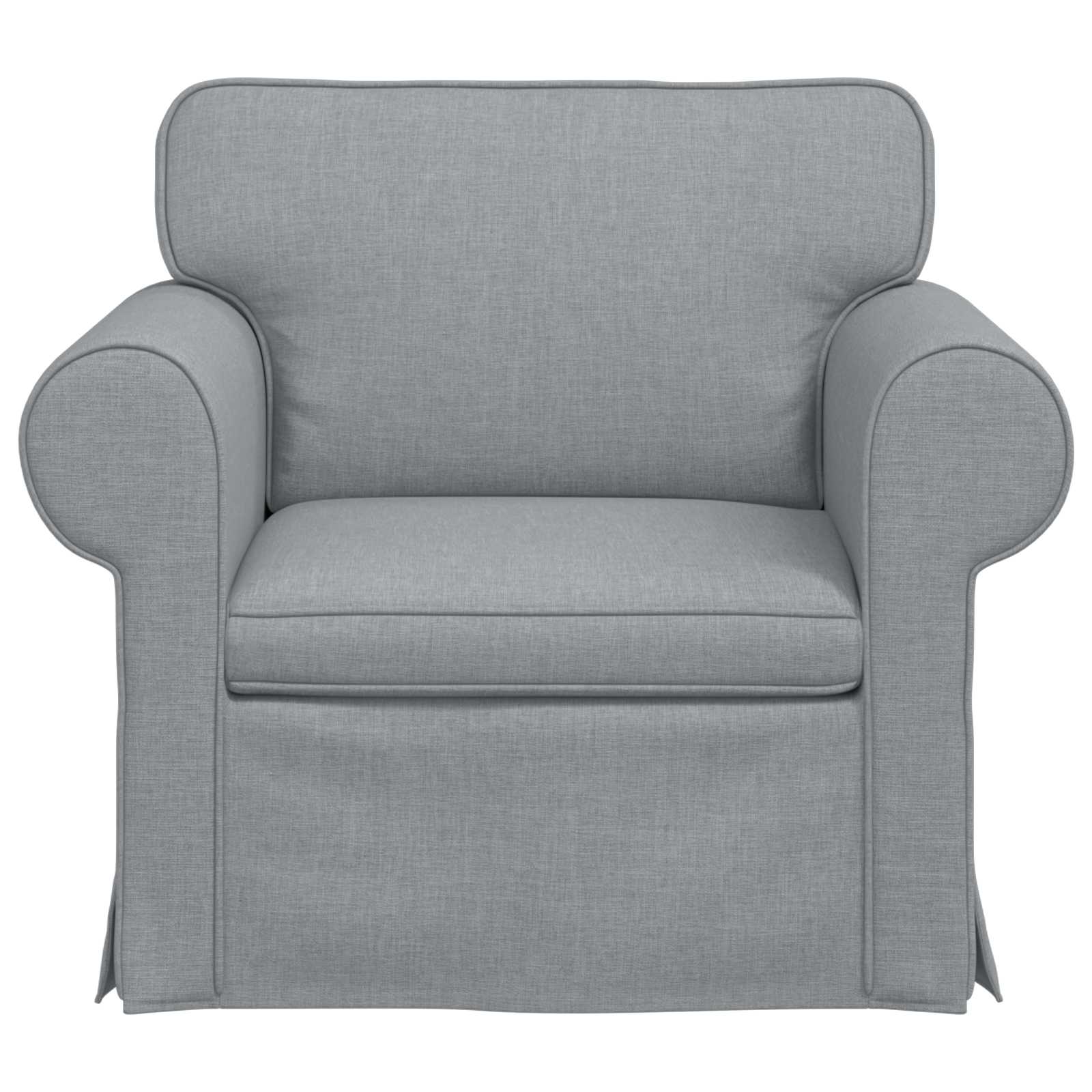 vidaXL Sofa Hellgrau 95 x 82 x 80 cm Stoff