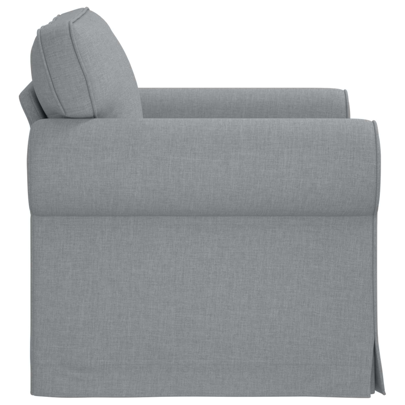 vidaXL Sofa Hellgrau 95 x 82 x 80 cm Stoff