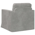 vidaXL Sofa Hellgrau 78 x 78 x 80 cm Samt