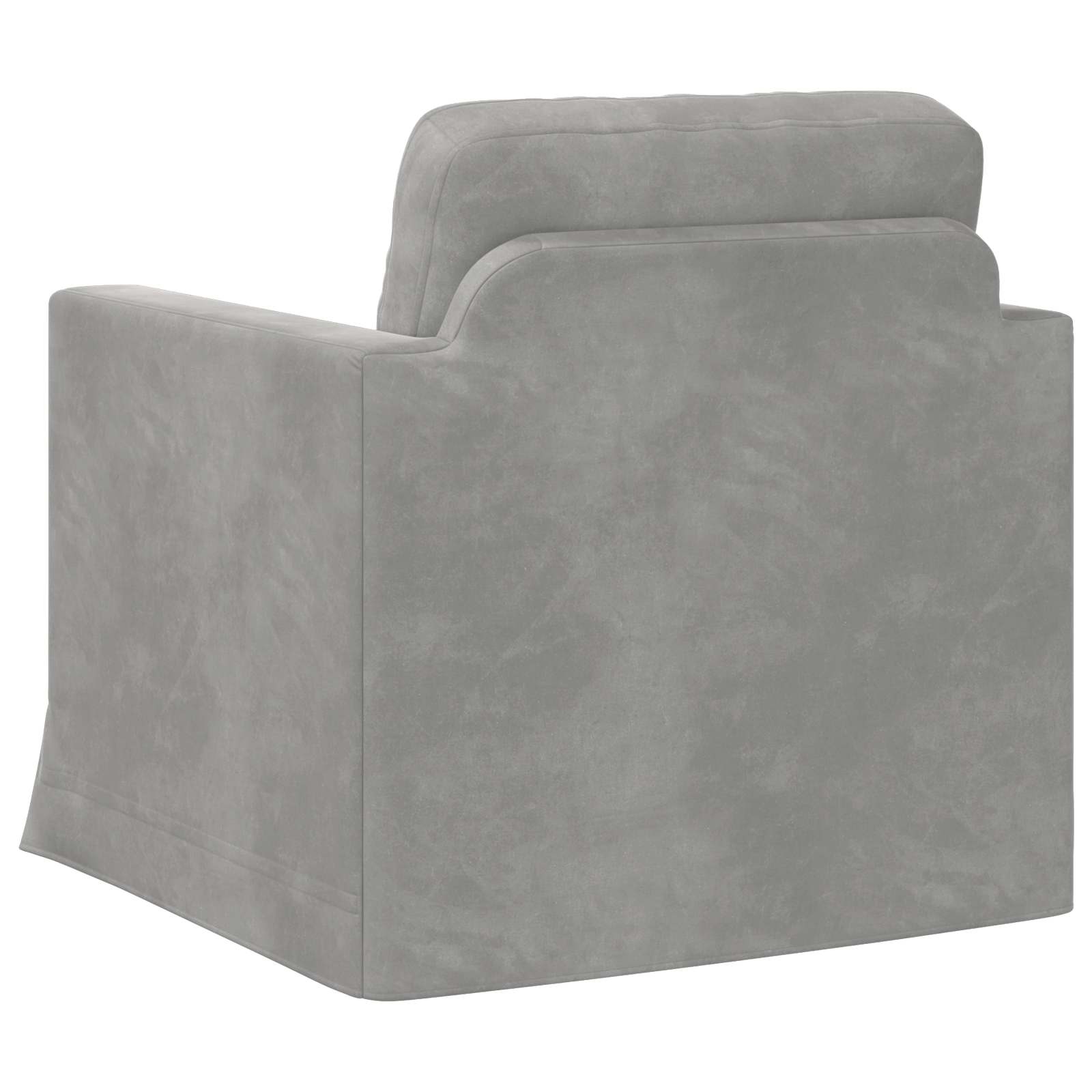 vidaXL Sofa Hellgrau 78 x 78 x 80 cm Samt