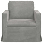 vidaXL Sofa Hellgrau 78 x 78 x 80 cm Samt