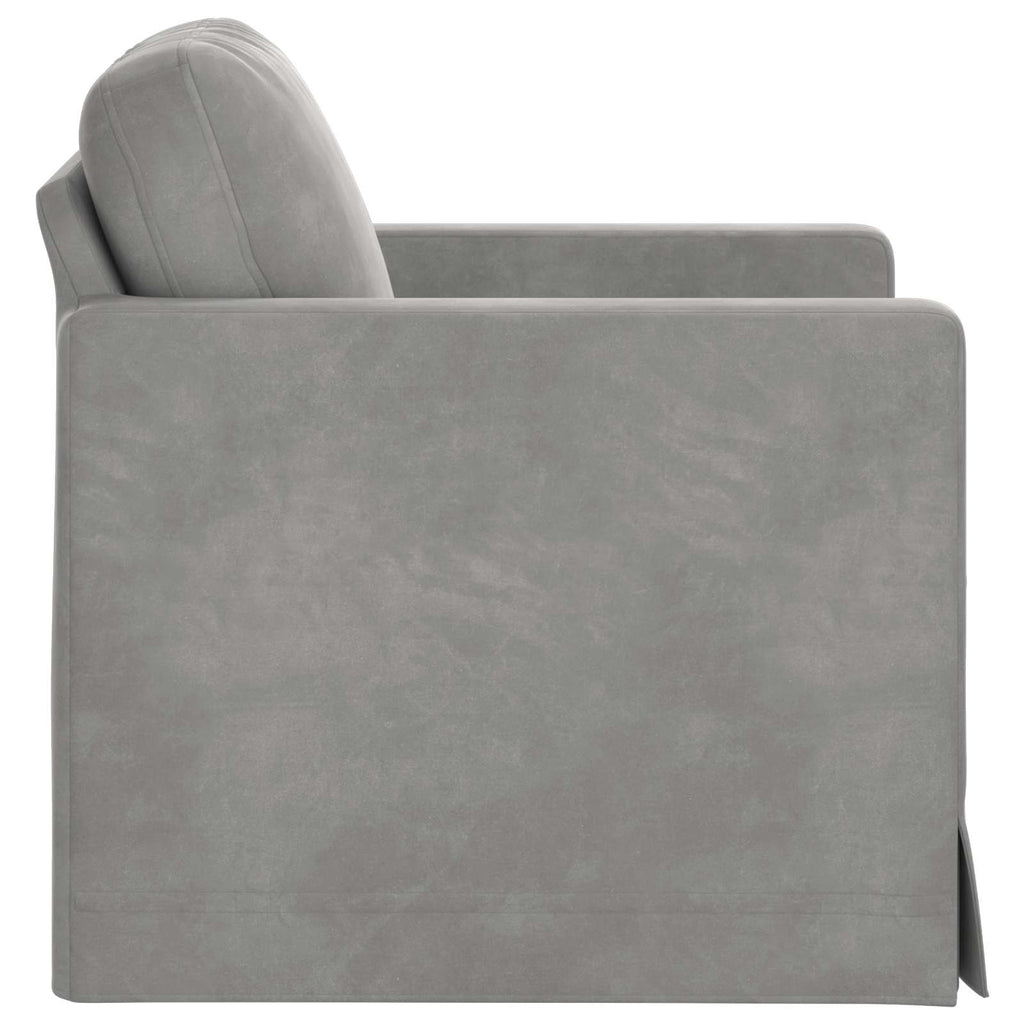 vidaXL Sofa Hellgrau 78 x 78 x 80 cm Samt
