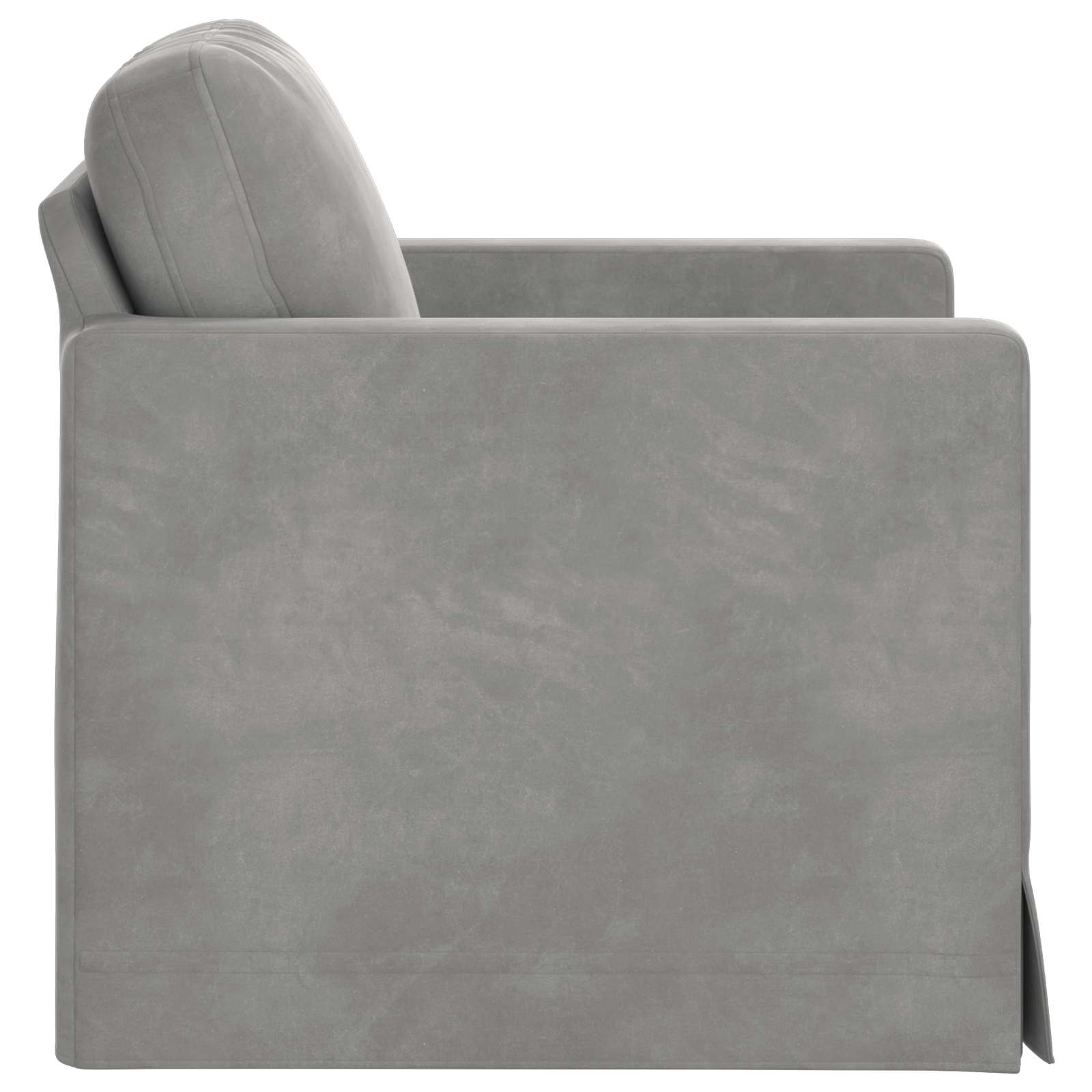 vidaXL Sofa Hellgrau 78 x 78 x 80 cm Samt