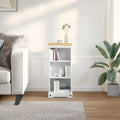 vidaXL Bücherregal Weiß 46 x 29 x 100 cm Massives Kiefernholz