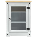 vidaXL HiFi-Schrank Weiß 60 x 50 x 82 cm Massives Kiefernholz