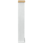 vidaXL CD-Regal Weiß 52 x 17.5 x 103 cm Massives Kiefernholz