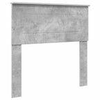 vidaXL Bettrahmen Beton Grau und Silber 75 x 190 cm Holzwerkstoff