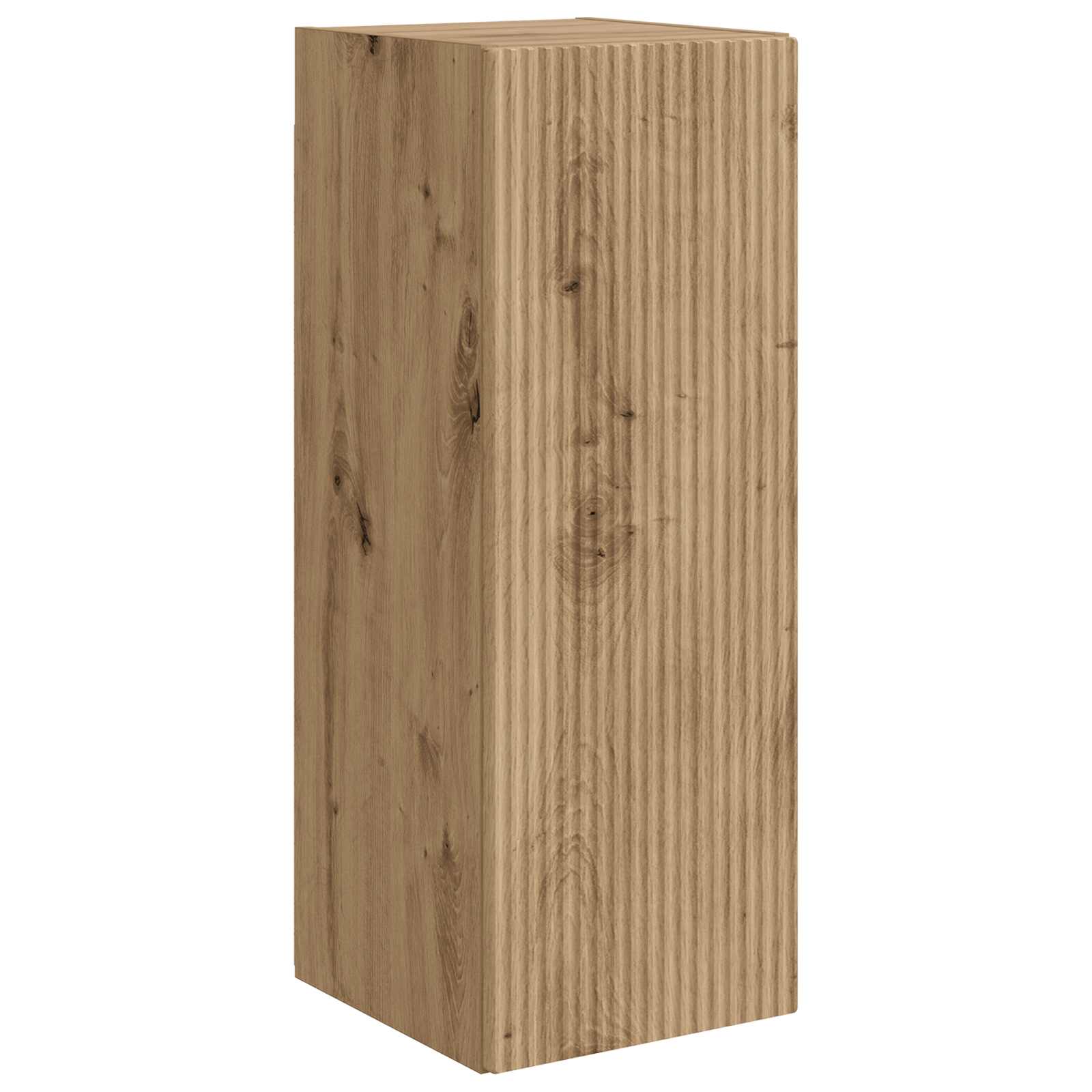 vidaXL TV-Wandregal-Set Wandmontiert 4 pcs Artisan-Eiche Holzwerkstoff
