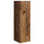 vidaXL TV-Wandregal-Set 4 pcs 29,5 x 31 x 100 cm Altholz Holzwerkstoff