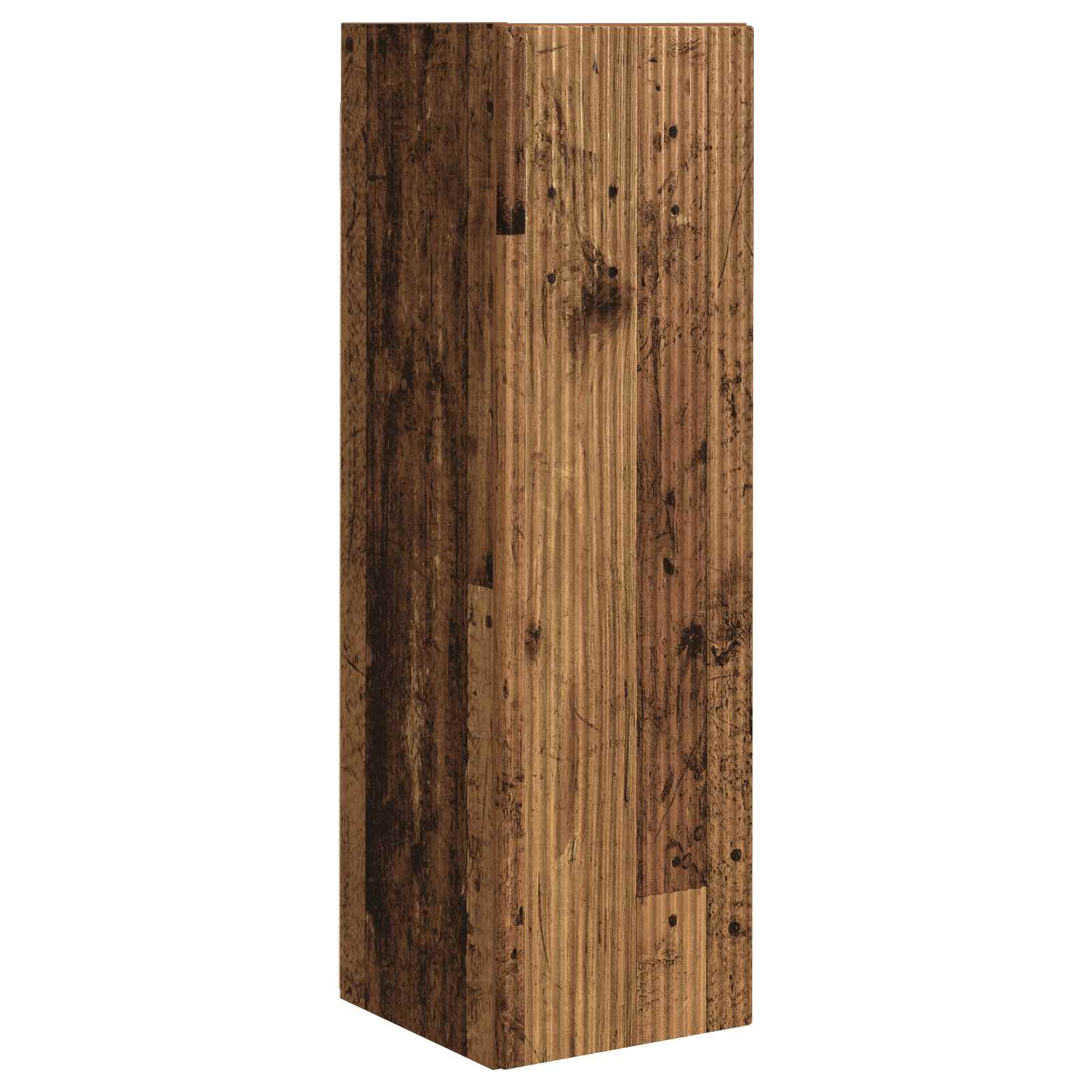 vidaXL TV-Wandregal-Set 4 pcs 29,5 x 31 x 100 cm Altholz Holzwerkstoff