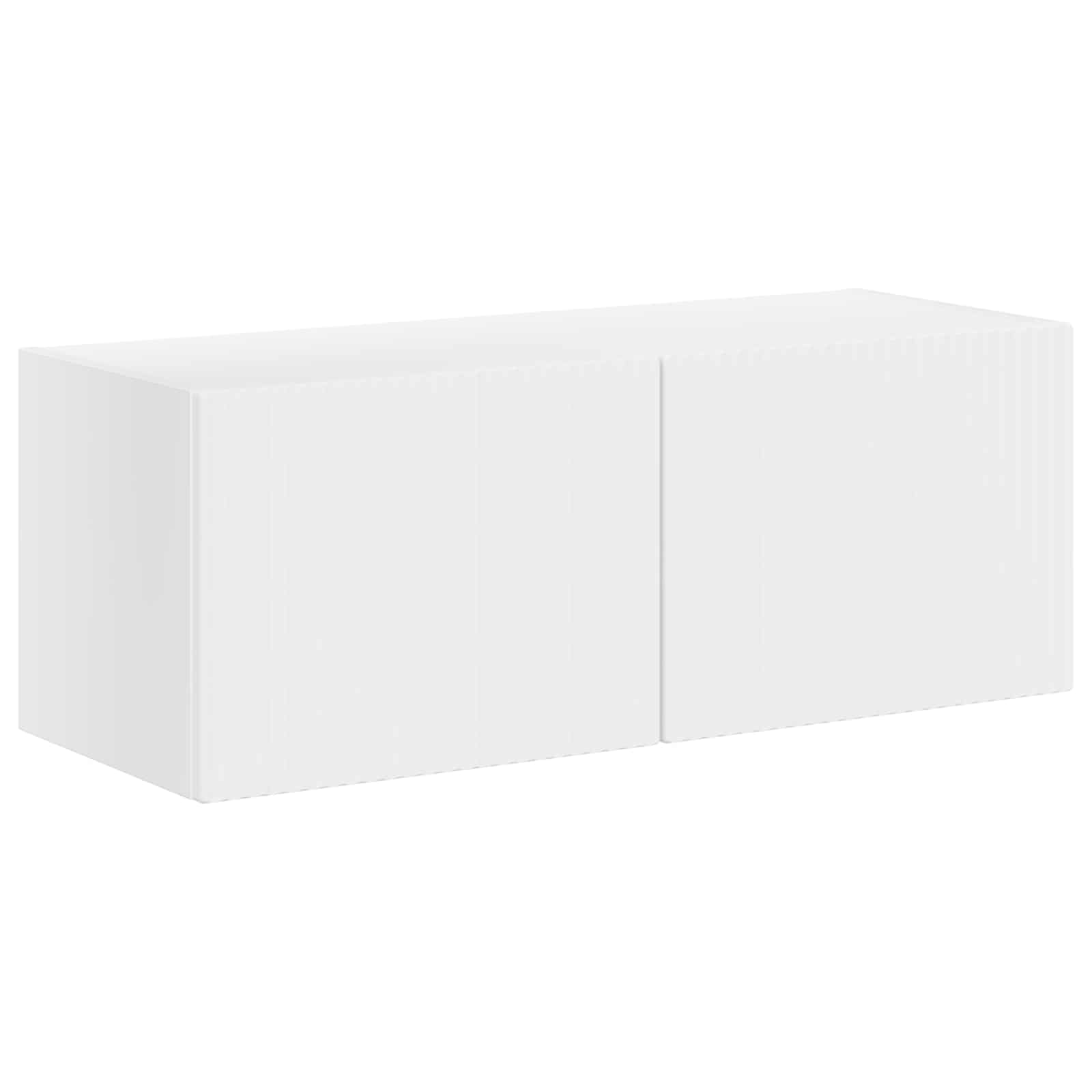 vidaXL TV-Wandregal-Set Wandmontiert 6 pcs Weiß
