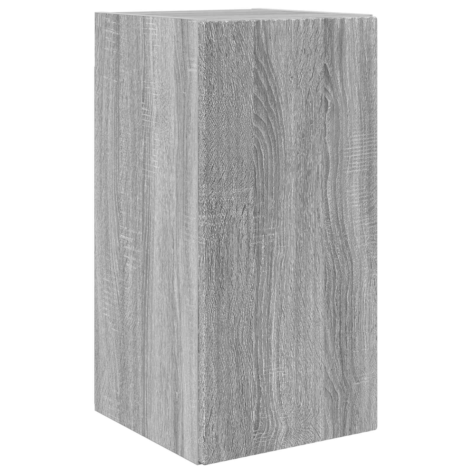 vidaXL TV-Schrankset Wandmontiert 2 pcs Graues Sonoma Holzwerkstoff