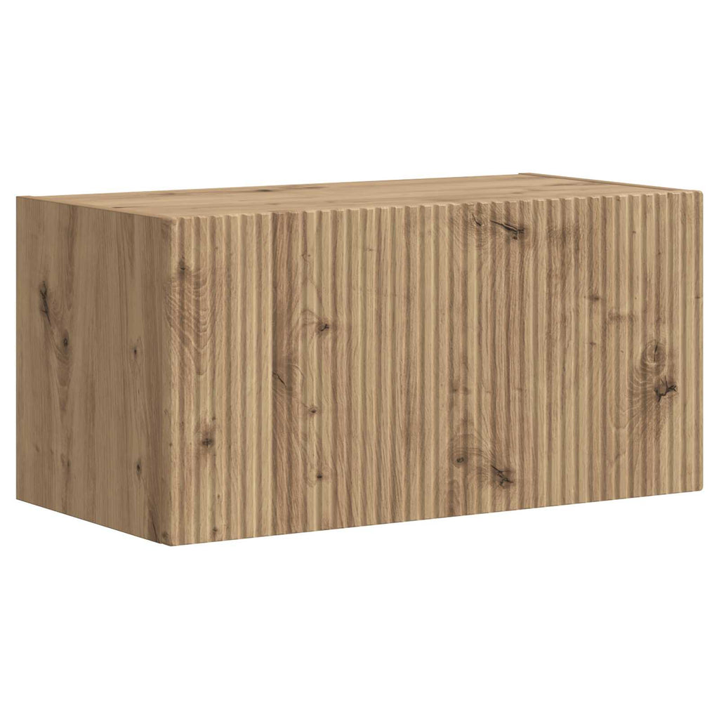 vidaXL TV-Schrankset Wandmontiert 2 pcs Artisan-Eiche Holzwerkstoff