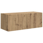 vidaXL TV-Schrankset Wandmontiert 3 pcs Artisan-Eiche Holzwerkstoff