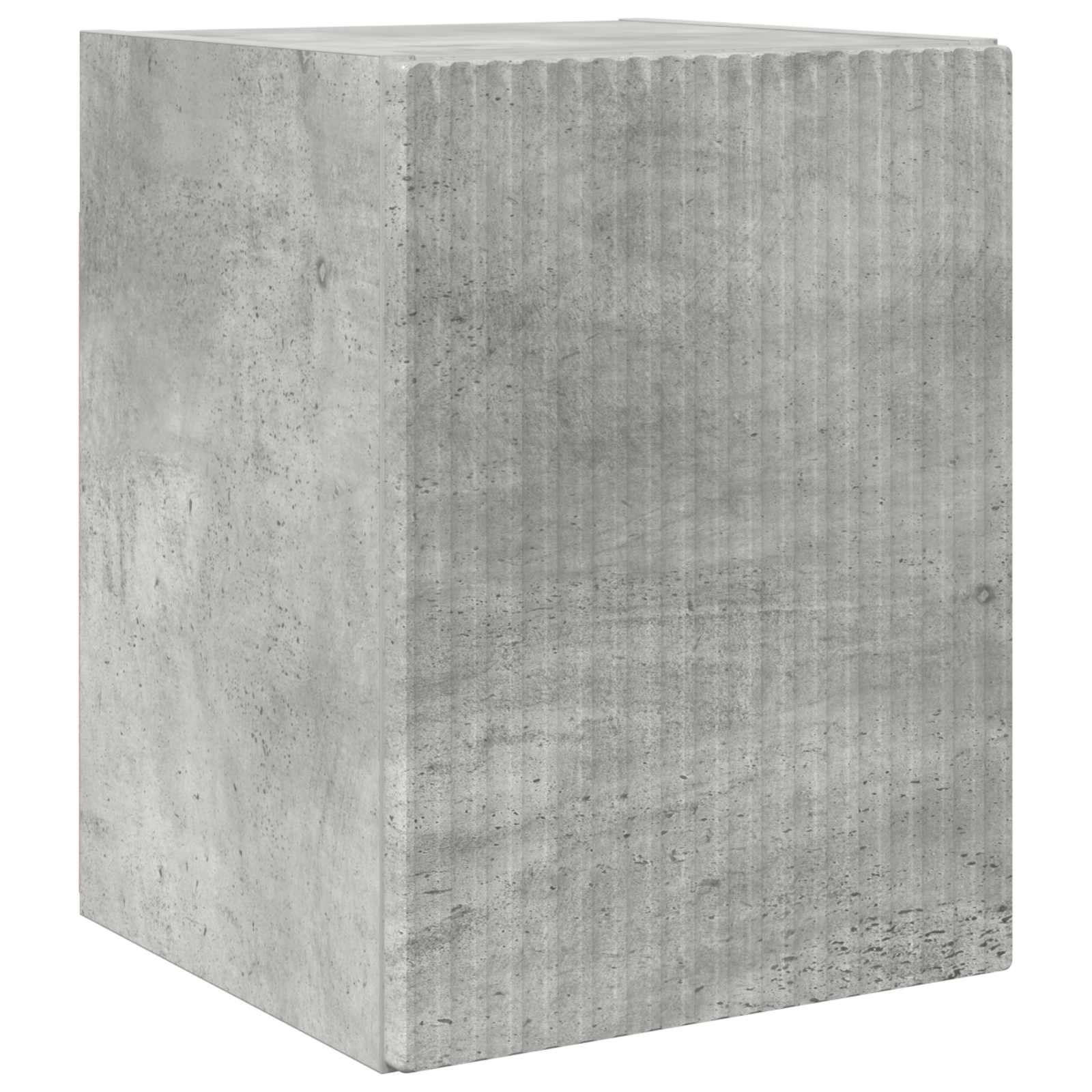 vidaXL TV-Schrankset Wandmontiert 5 pcs Beton Grau Holzwerkstoff