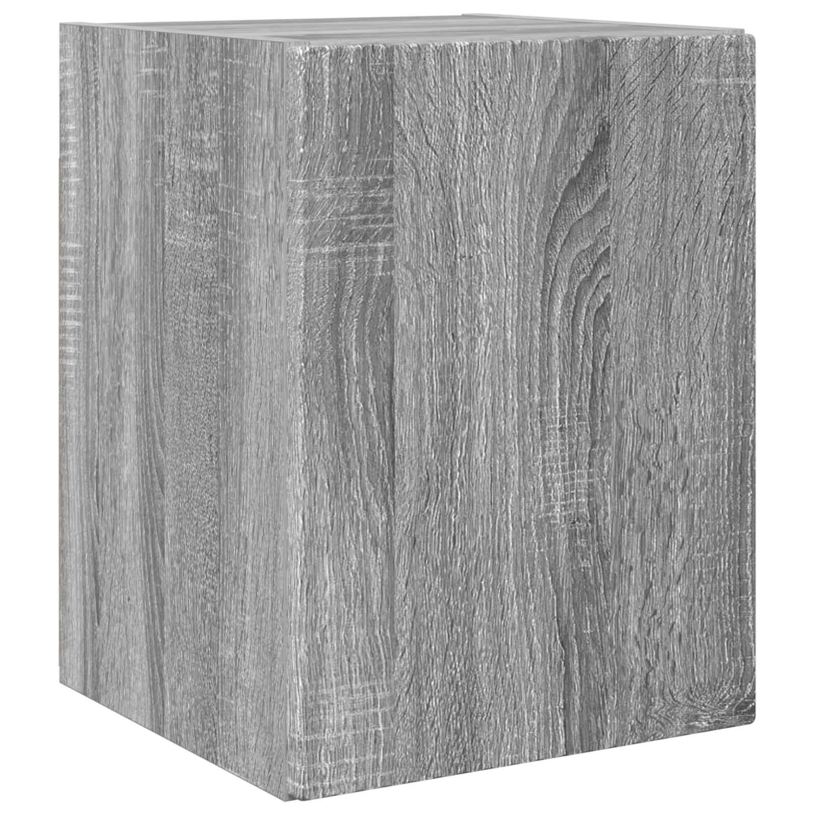 vidaXL TV-Schrankset Wandmontiert 5 pcs Graues Sonoma Holzwerkstoff