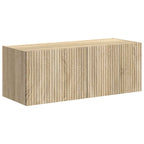 vidaXL TV-Schrankset Wandmontiert 6 pcs Sonoma-Eiche Holzwerkstoff
