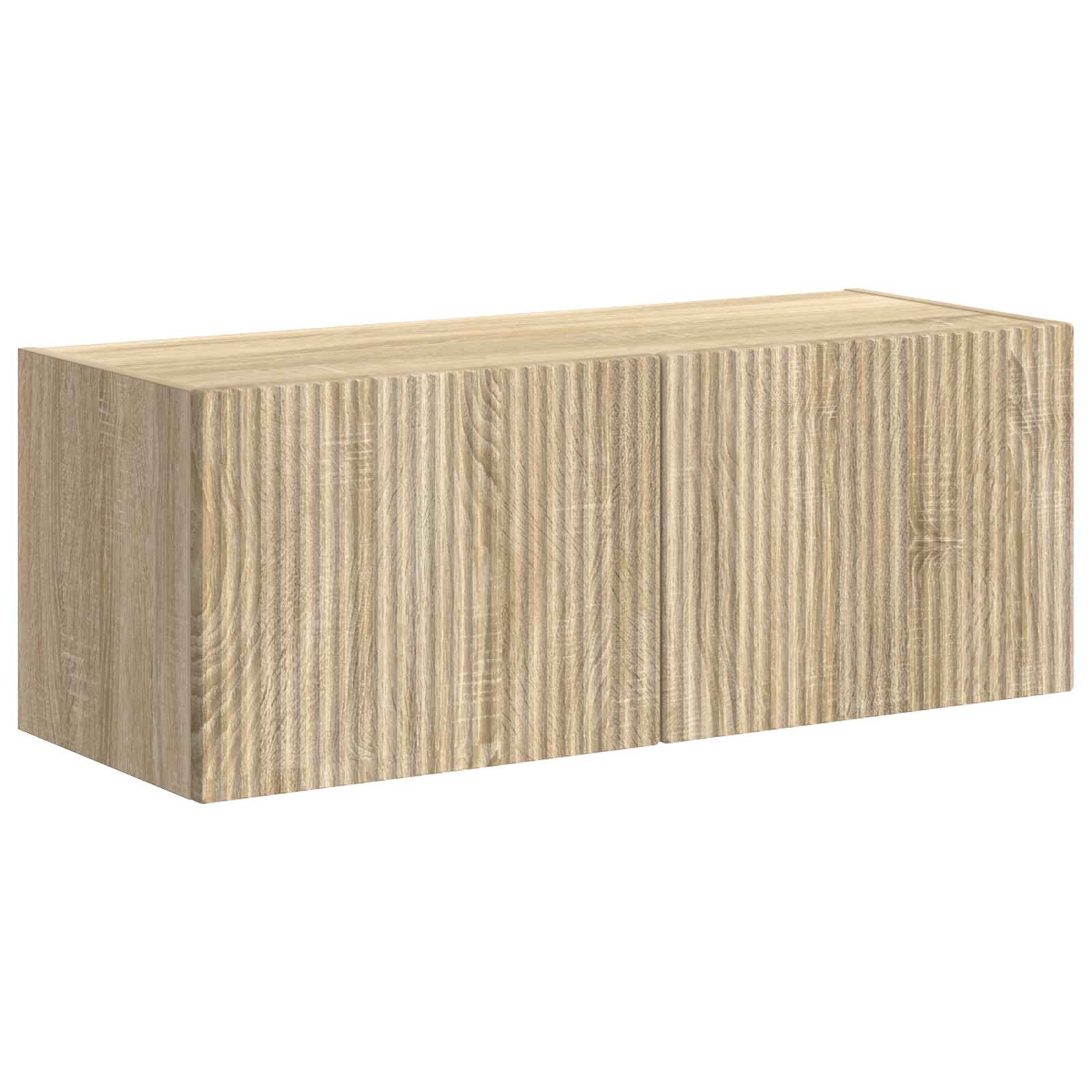 vidaXL TV-Schrankset Wandmontiert 6 pcs Sonoma-Eiche Holzwerkstoff