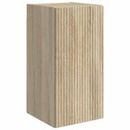 vidaXL TV-Schrankset Wandmontiert 6 pcs Sonoma-Eiche Holzwerkstoff