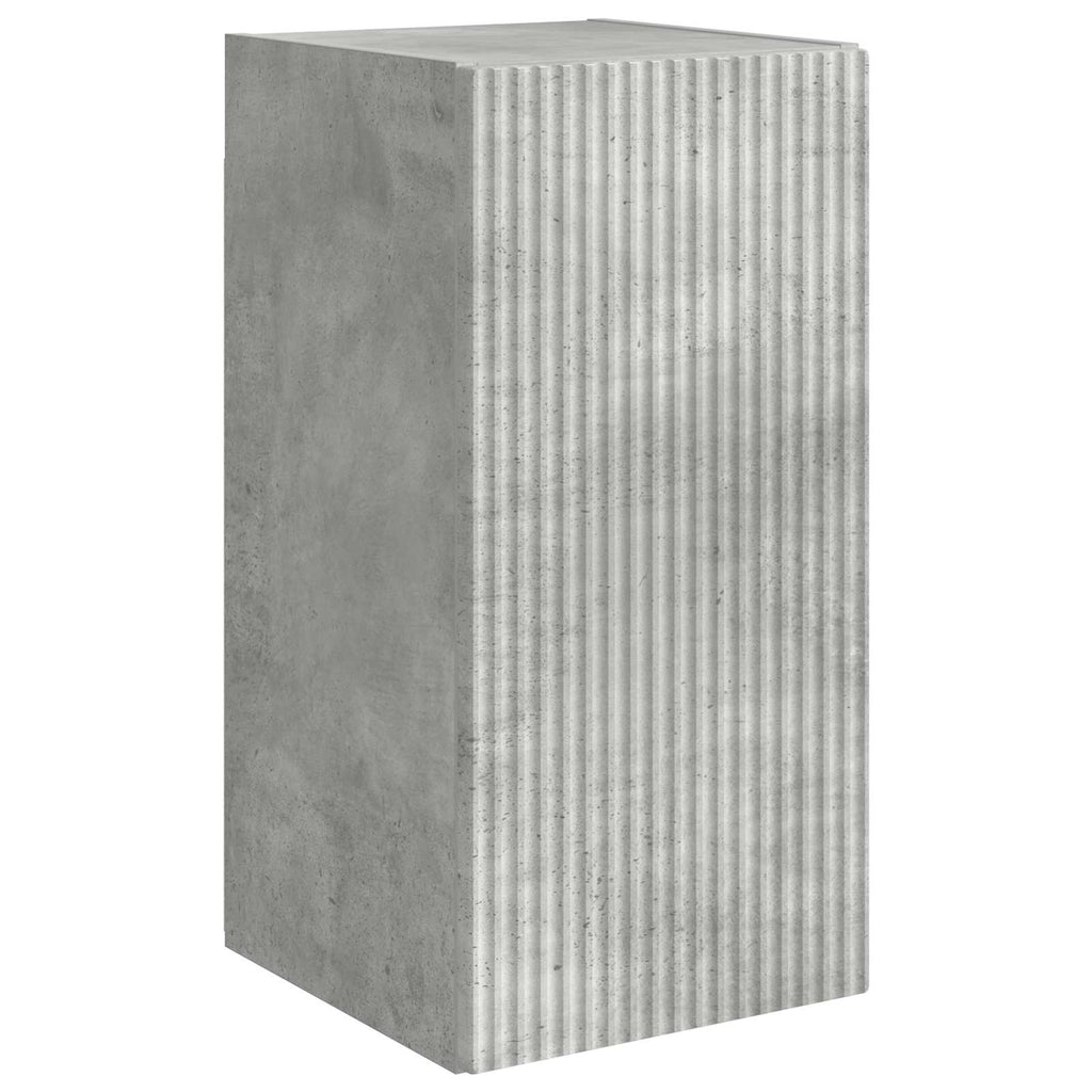 vidaXL TV-Schrankset Wandmontiert 6 pcs Beton Grau Holzwerkstoff