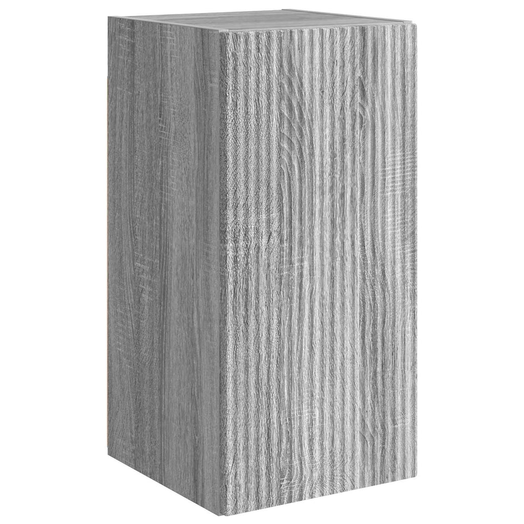 vidaXL TV-Schrankset Wandmontiert 6 pcs Graues Sonoma Holzwerkstoff