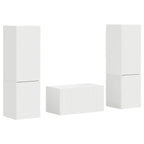 vidaXL TV-Schrankset 5 pcs Weiß Holzwerkstoff
