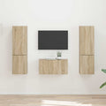 vidaXL TV-Schrankset 5 pcs Sonoma-Eiche Holzwerkstoff