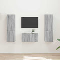 vidaXL TV-Schrankset 5 pcs Graues Sonoma Holzwerkstoff