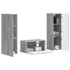 vidaXL TV-Schrankset 5 pcs Graues Sonoma Holzwerkstoff