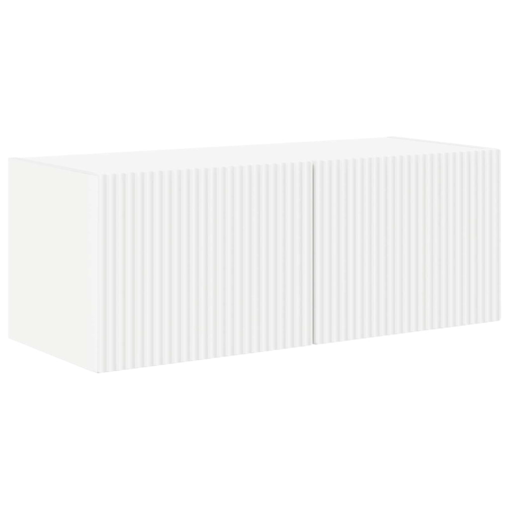 vidaXL TV-Schrankset 4 pcs Weiß Holzwerkstoff