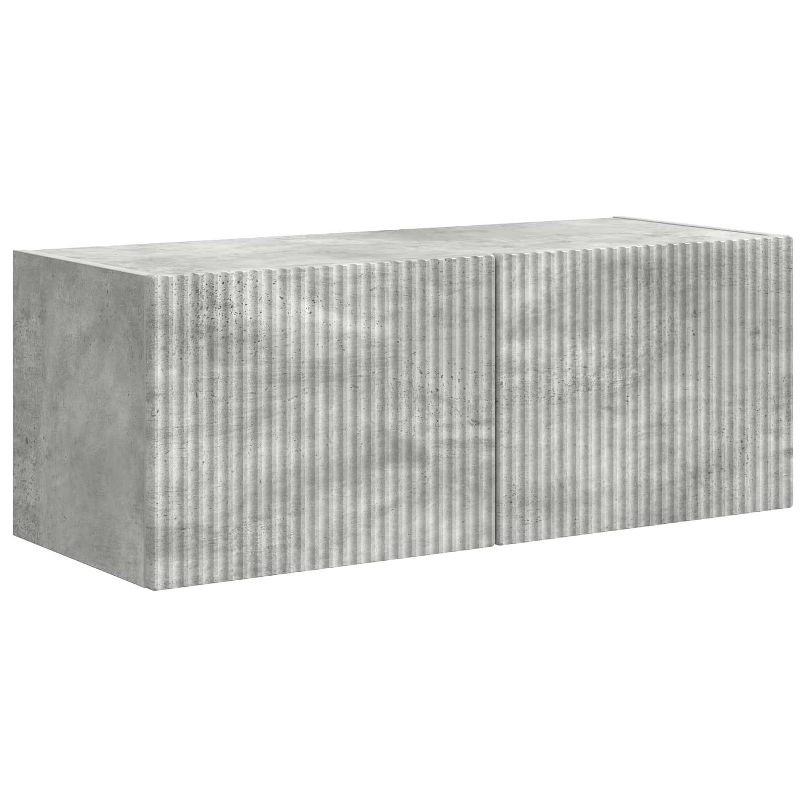 vidaXL TV-Schrankset 4 pcs Beton Grau Holzwerkstoff
