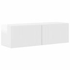 vidaXL TV-Schrankset 4 pcs Hochglanz Weiß Holzwerkstoff