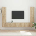 vidaXL TV-Schrankset 8 pcs Sonoma-Eiche Holzwerkstoff