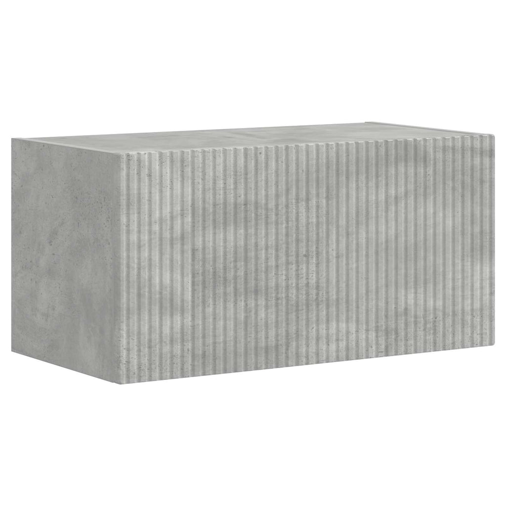vidaXL TV-Schrankset 8 pcs Beton Grau Holzwerkstoff