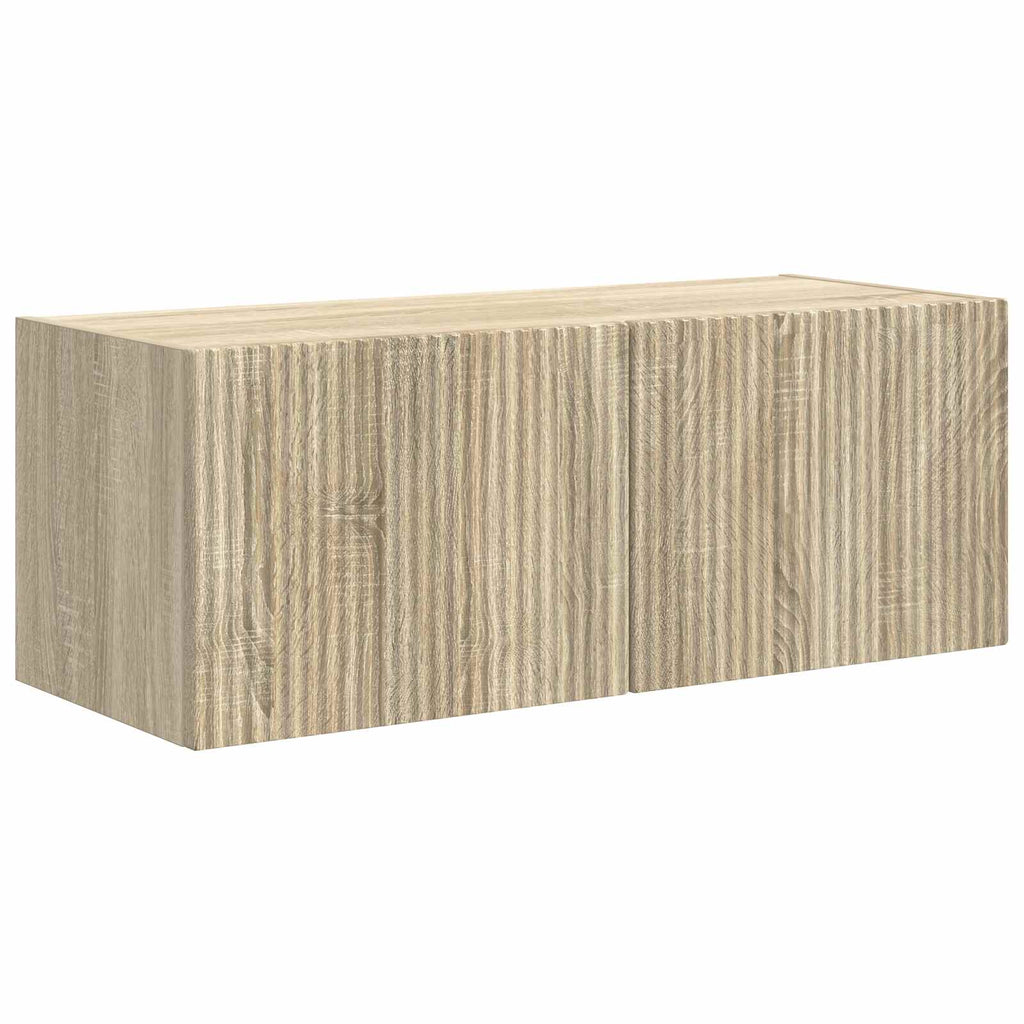 vidaXL TV-Schränk 8 pcs Sonoma-Eiche
