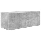 vidaXL TV-Schränk 8 pcs Beton Grau