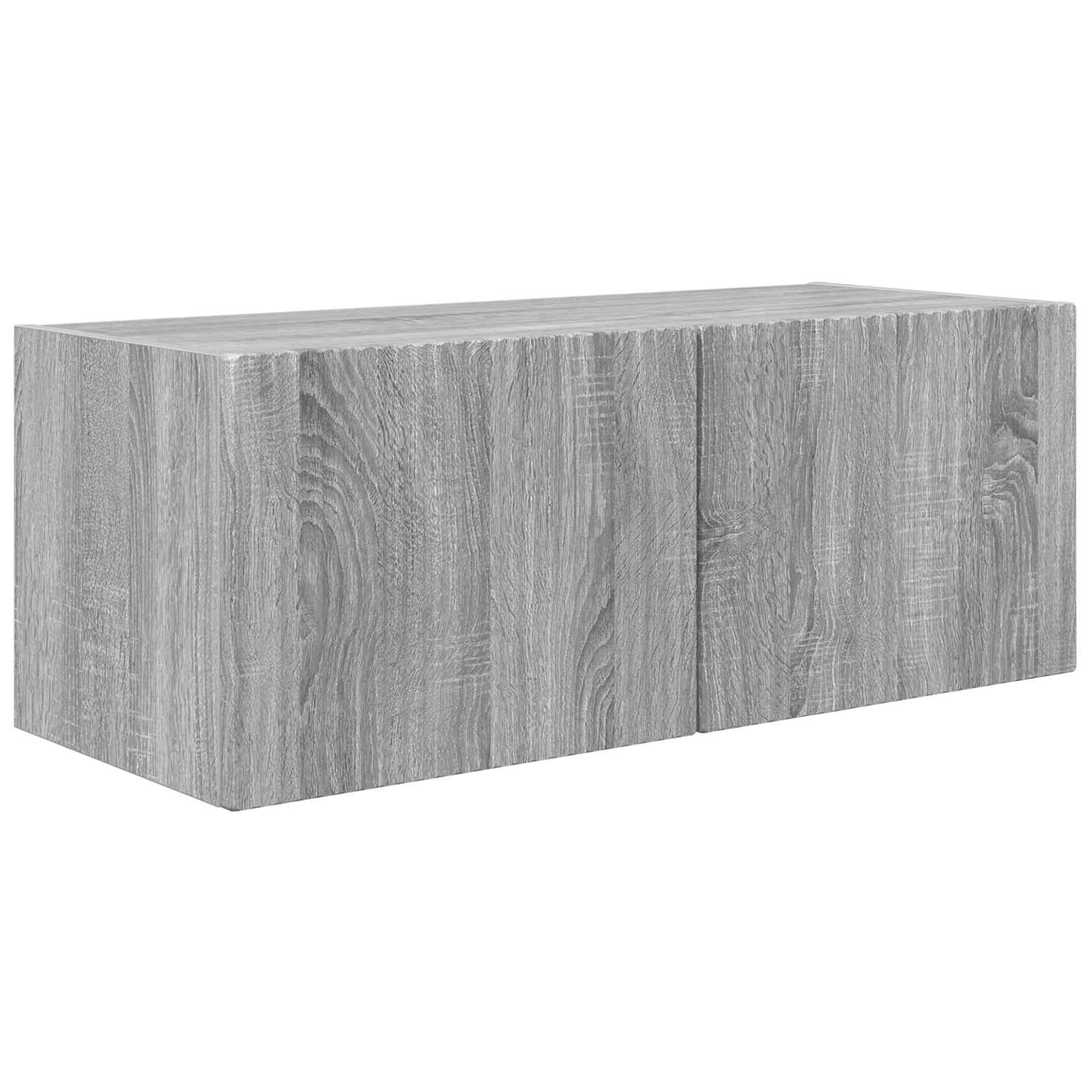 vidaXL TV-Schränk 8 pcs Graues Sonoma