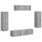 vidaXL TV-Schränk 5 pcs Graues Sonoma