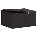 vidaXL Aufbewahrungsbox Anthrazit 43 x 34 x 23 cm Vliesstoff
