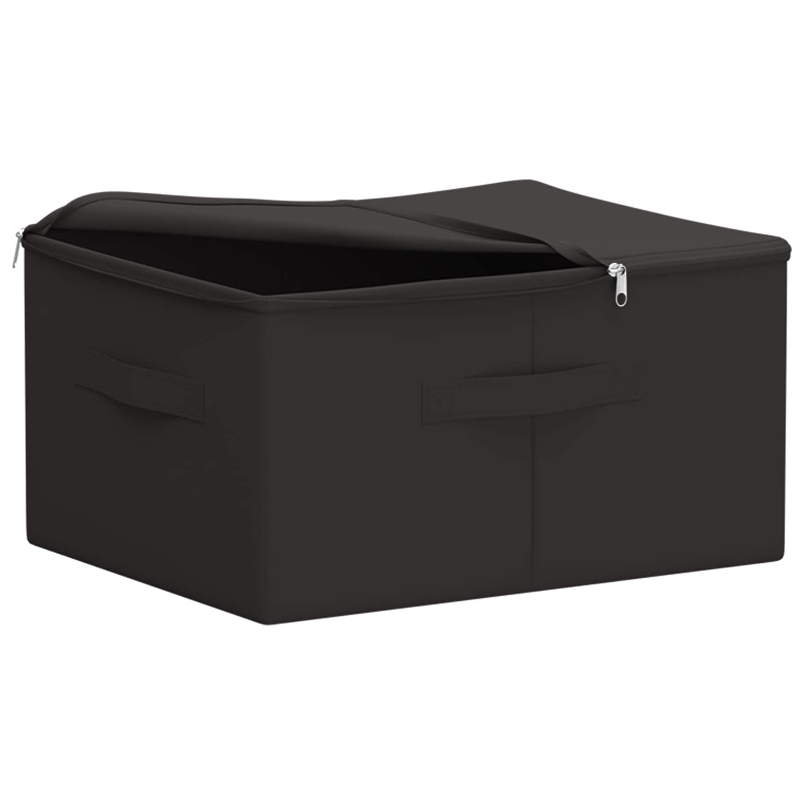 vidaXL Aufbewahrungsbox Anthrazit 43 x 34 x 23 cm Vliesstoff