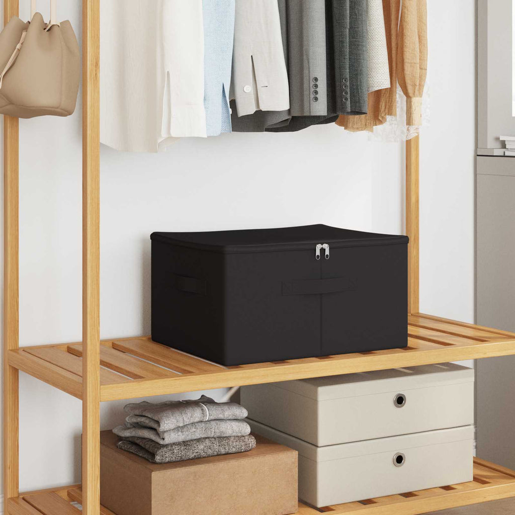 vidaXL Aufbewahrungsbox 24 pcs Anthrazit 43 x 34 x 23 cm Vliesstoff
