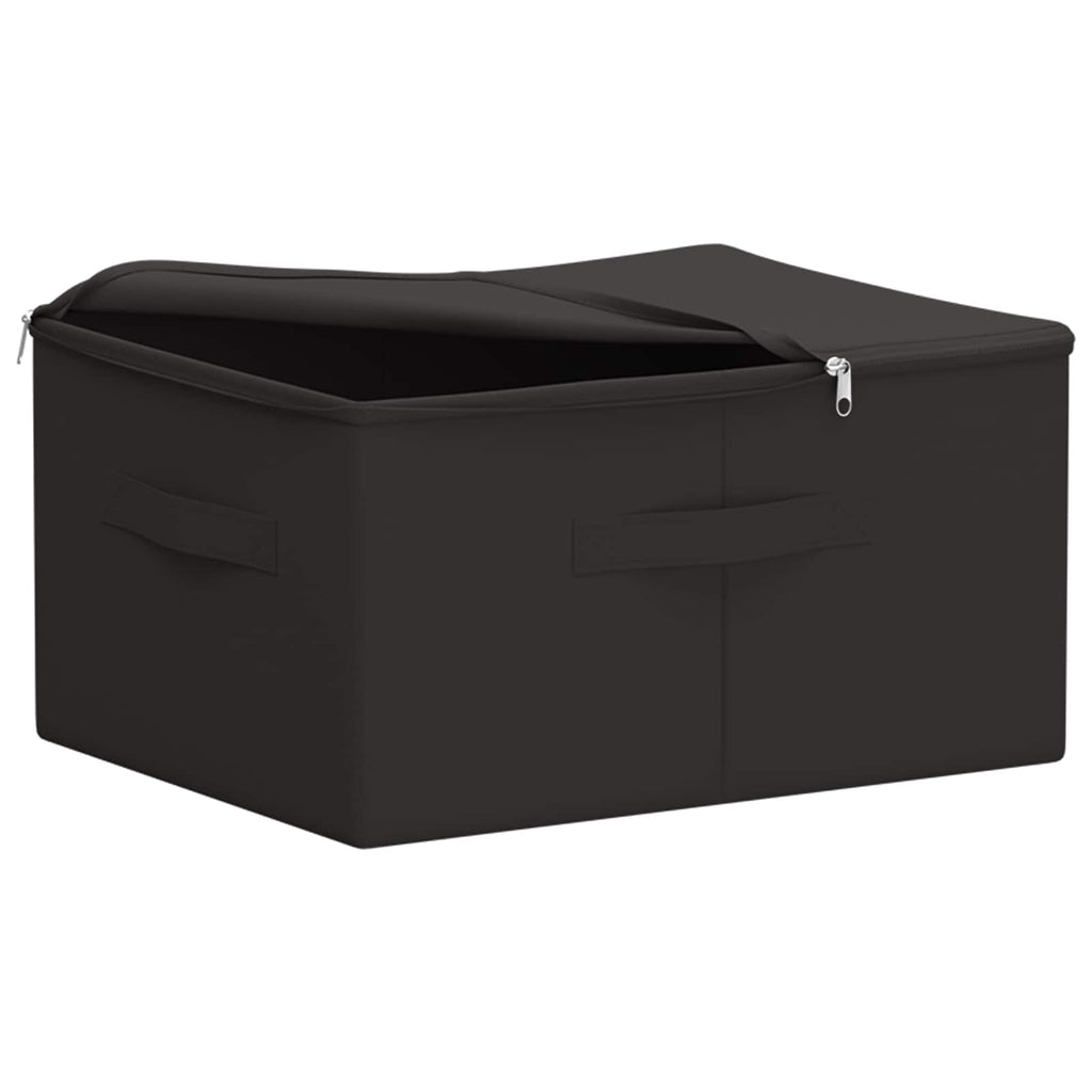 vidaXL Aufbewahrungsbox 24 pcs Anthrazit 43 x 34 x 23 cm Vliesstoff