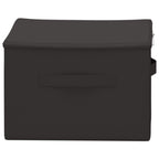 vidaXL Aufbewahrungsbox 24 pcs Anthrazit 43 x 34 x 23 cm Vliesstoff