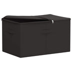 vidaXL Aufbewahrungsbox 2 pcs Anthrazit 55 x 35 x 32 cm Vliesstoff