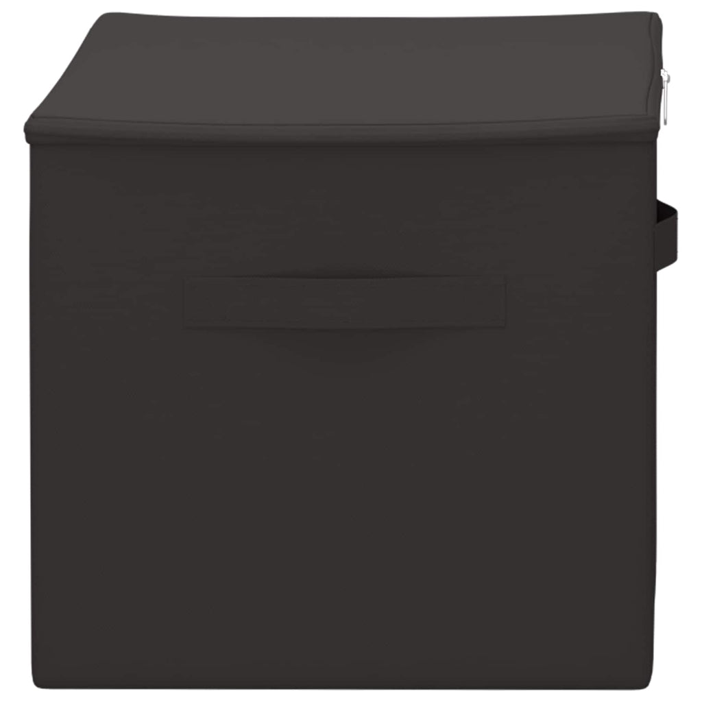 vidaXL Aufbewahrungsbox 2 pcs Anthrazit 55 x 35 x 32 cm Vliesstoff